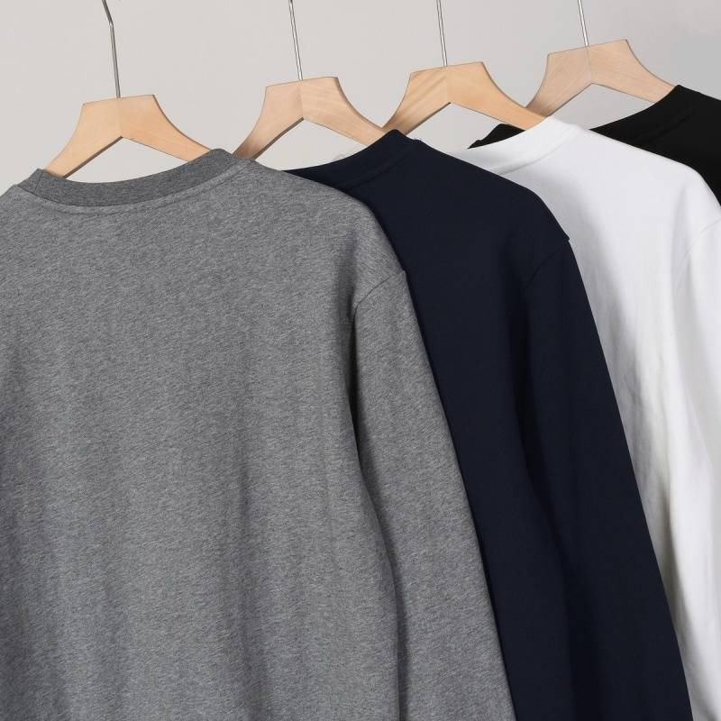 DICKIES メンズ スウェット トレーナー ロゴプリント クルーネックスウェット ヘビーウェイト ブラック グレー - 画像 7
