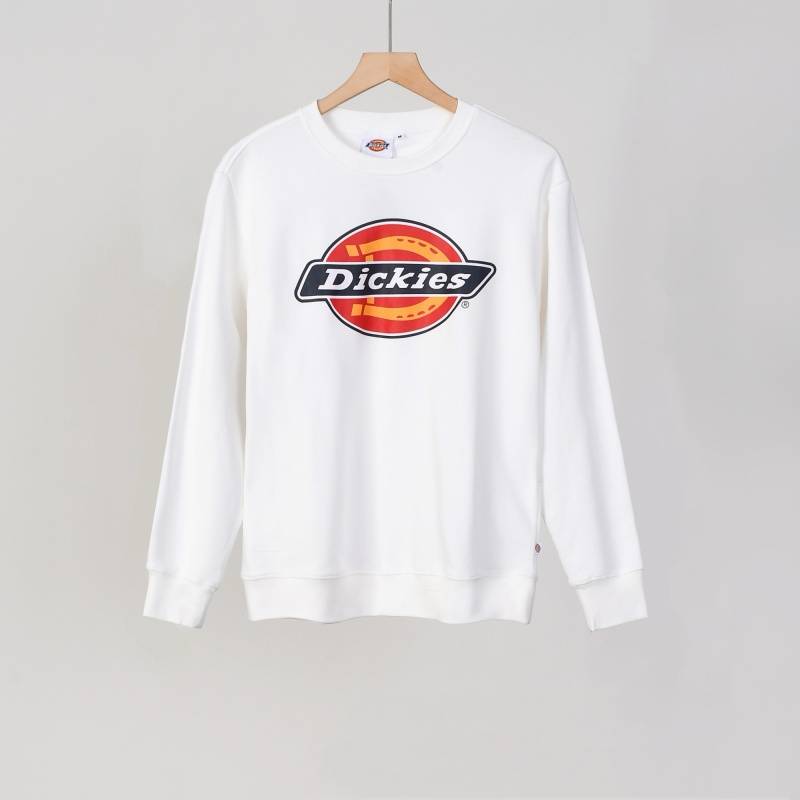 DICKIES メンズ スウェット トレーナー ロゴプリント クルーネックスウェット ヘビーウェイト ブラック グレー - 画像 11
