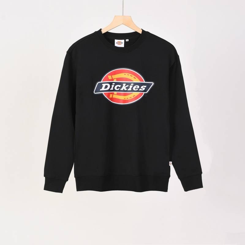 DICKIES メンズ スウェット トレーナー ロゴプリント クルーネックスウェット ヘビーウェイト ブラック グレー - 画像 12