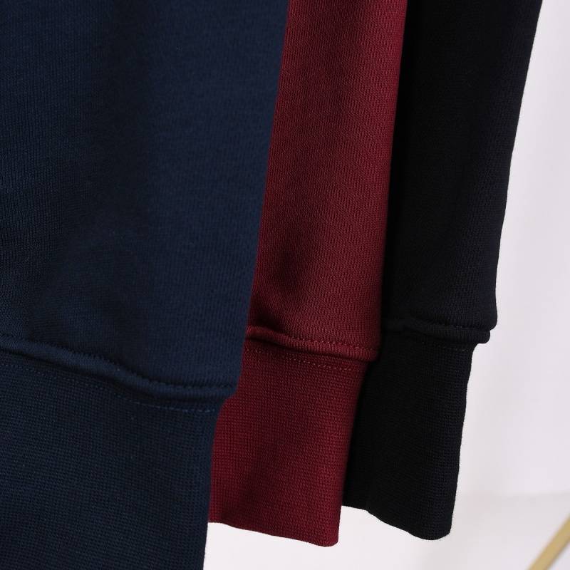 BOSS メンズ スウェット トレーナー クルーネックスウェット ロゴプリント リブ仕様 フードなし メンズ レッド - 画像 5