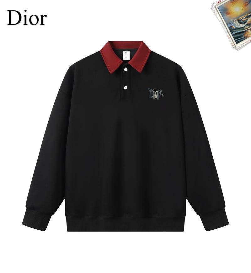Dior メンズ スウェット トレーナー クルーネックスウェット ロゴプリント フロントロゴ リブ仕様 オーバーサイズ オートミール - 画像 6