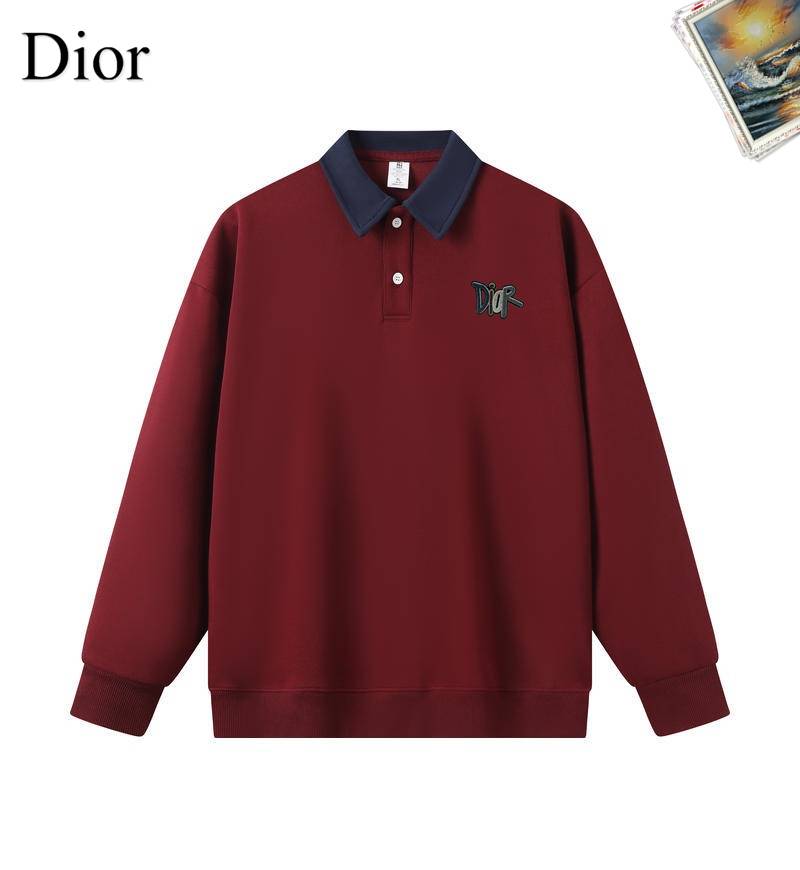 Dior メンズ スウェット トレーナー クルーネックスウェット ロゴプリント フロントロゴ リブ仕様 オーバーサイズ オートミール - 画像 9