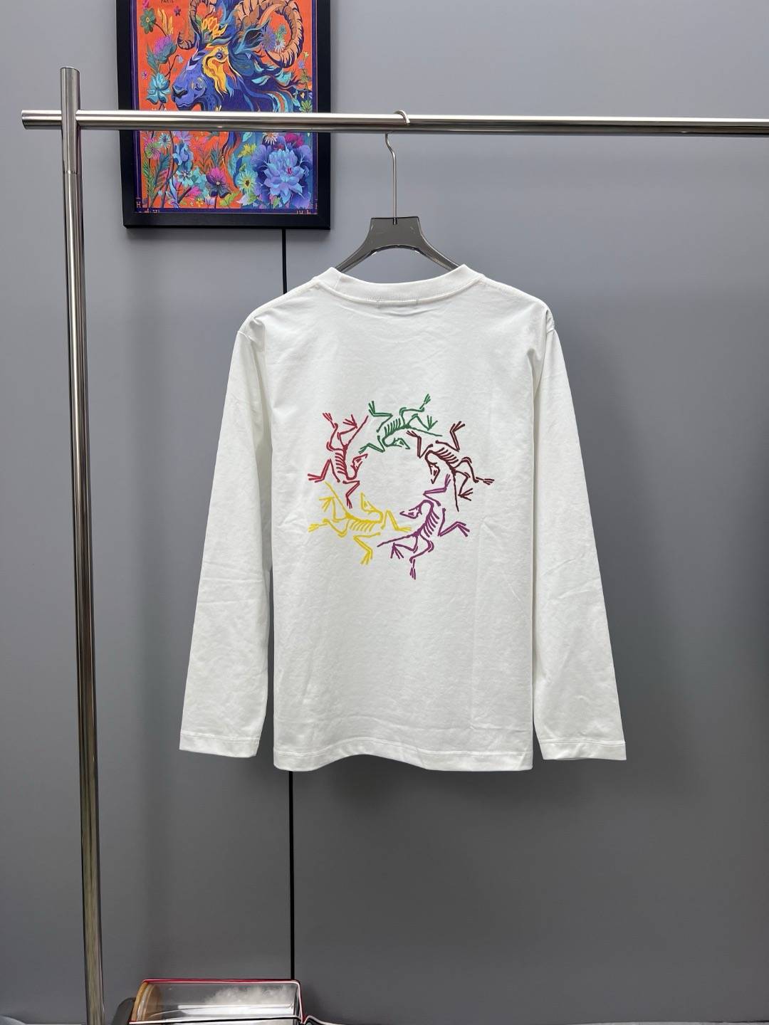 アーステクノロジー メンズ スウェット トレーナー クルーネックスウェット ロゴプリント フロントロゴ リブ仕様 ブラック グレー