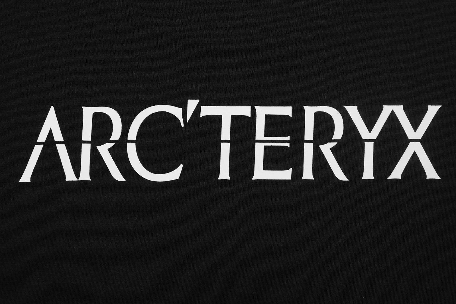 ARCTERYX アークテリクス メンズ スウェット トレーナー クルーネックスウェット ロゴプリント フロントロゴ リブ仕様 ブラック ホワイト - 画像 5
