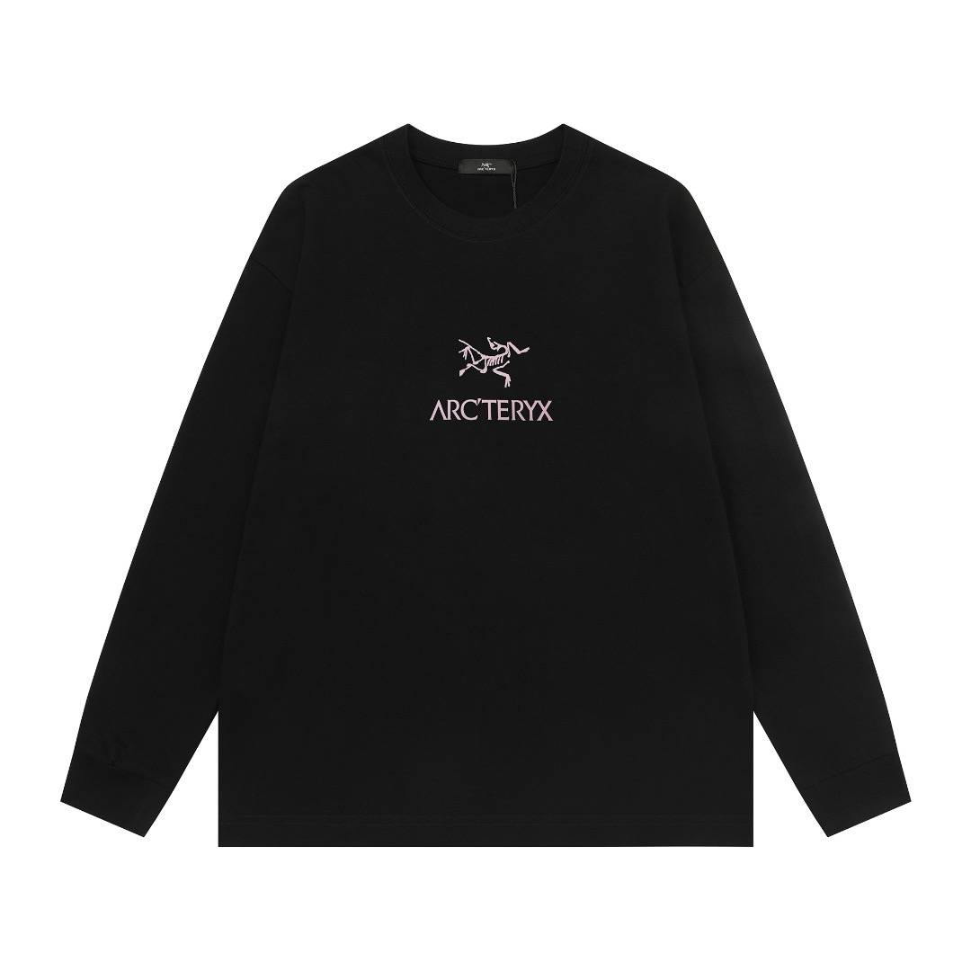 ARCTERYX アルティメット クルーネックスウェット トレーナー ロゴプリント フロントロゴ フードなし メンズ ホワイト ブラック - 画像 12