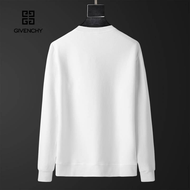 GIVENCHY ジバンシィ メンズ スウェット トレーナー 胸ロゴ ロゴプリント クルーネックスウェット メンズ 秋冬 ホワイト - 画像 9