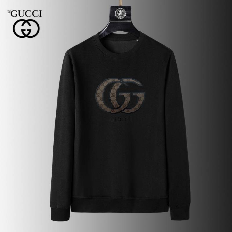 GUCCI グッチ メンズ スウェット トレーナー ロゴプリント フロントロゴ リブ仕様 ホワイト - 画像 14