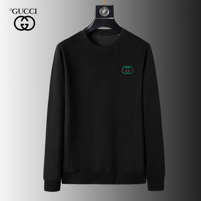 GUCCI グッチ メンズ スウェット トレーナー 胸ロゴ ロゴプリント オーバーサイズ 秋冬 ブラック ホワイト