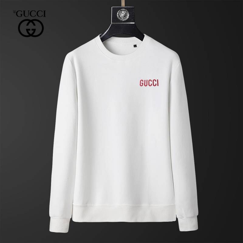 GUCCI グッチ メンズ スウェット トレーナー ロゴプリント フロントロゴ クルーネックスウェット ブラック - 画像 10