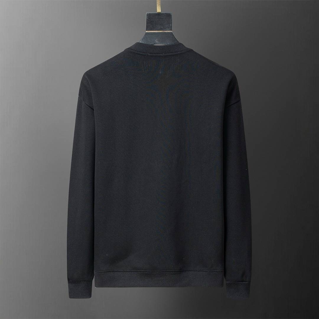MONCLER モンクレール メンズ スウェット トレーナー ロゴプリント クルーネックスウェット ヘビーウェイト 秋冬 ブラック グレー ブルー - 画像 13
