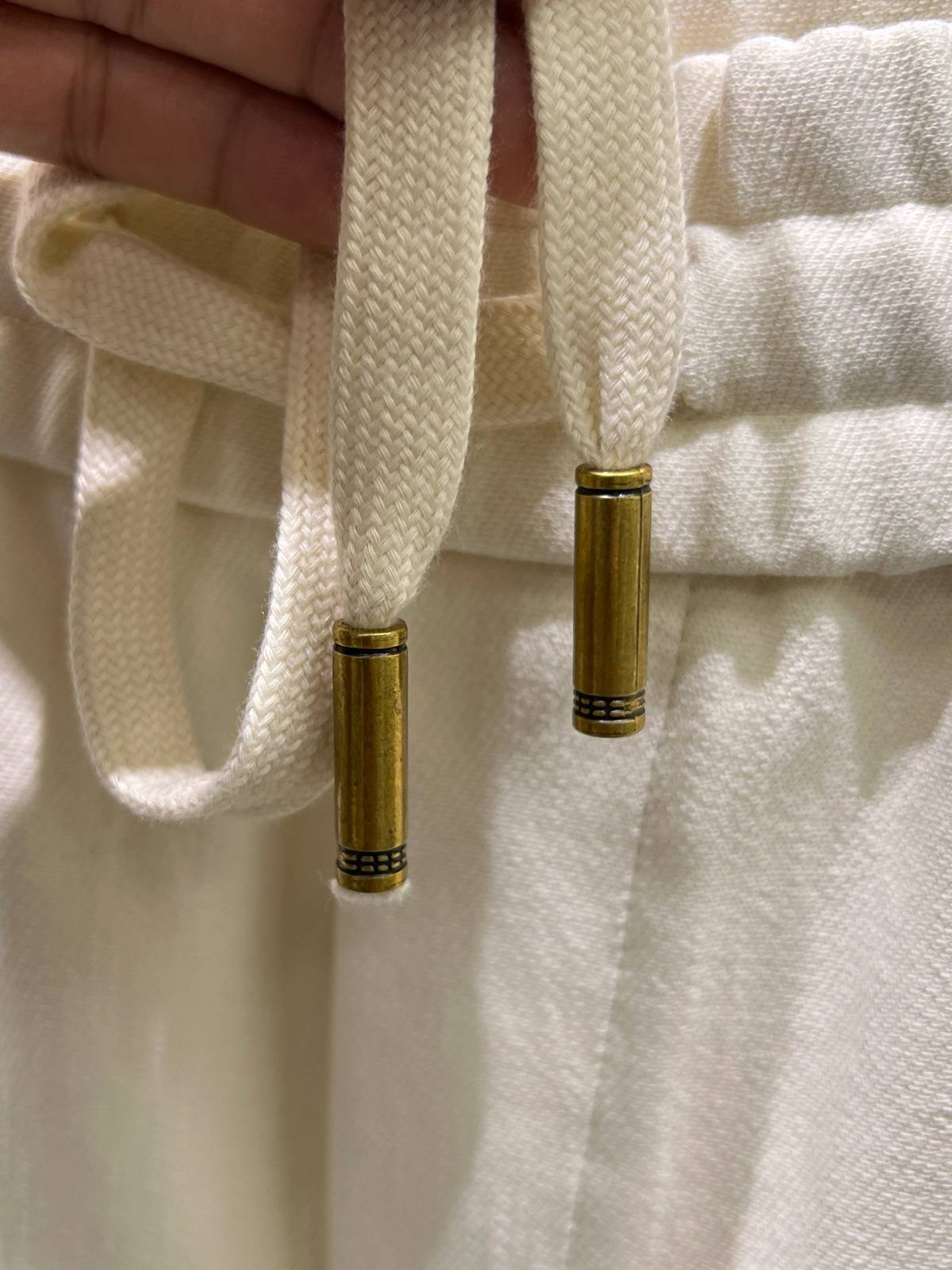 LOEWE ロエベ メンズ パンツ イージーパンツ カーゴパンツ サイドライン ロゴ刺繍 ロングコード ブラック - 画像 7