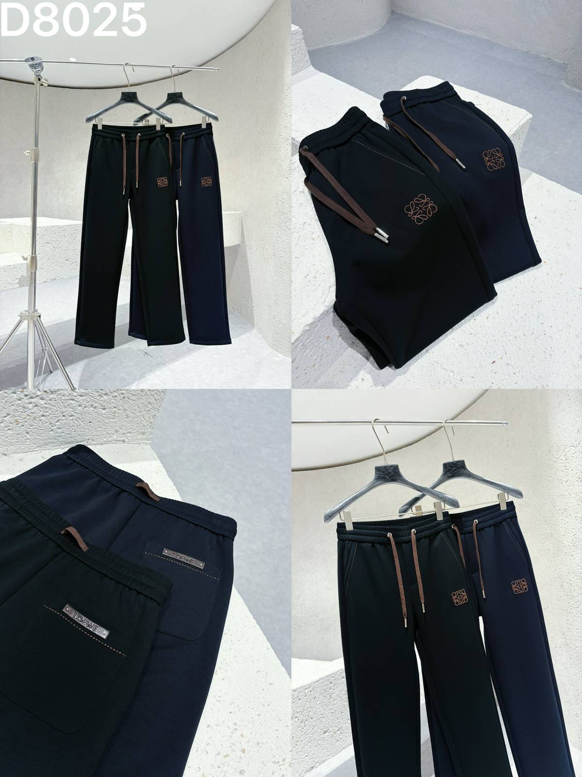 BALENCIAGA バレンシアガ メンズ ボトムス ジョガーパンツ ウエストゴム ロゴ刺繍 サイドライン メタルパーツ ブラック - 画像 3
