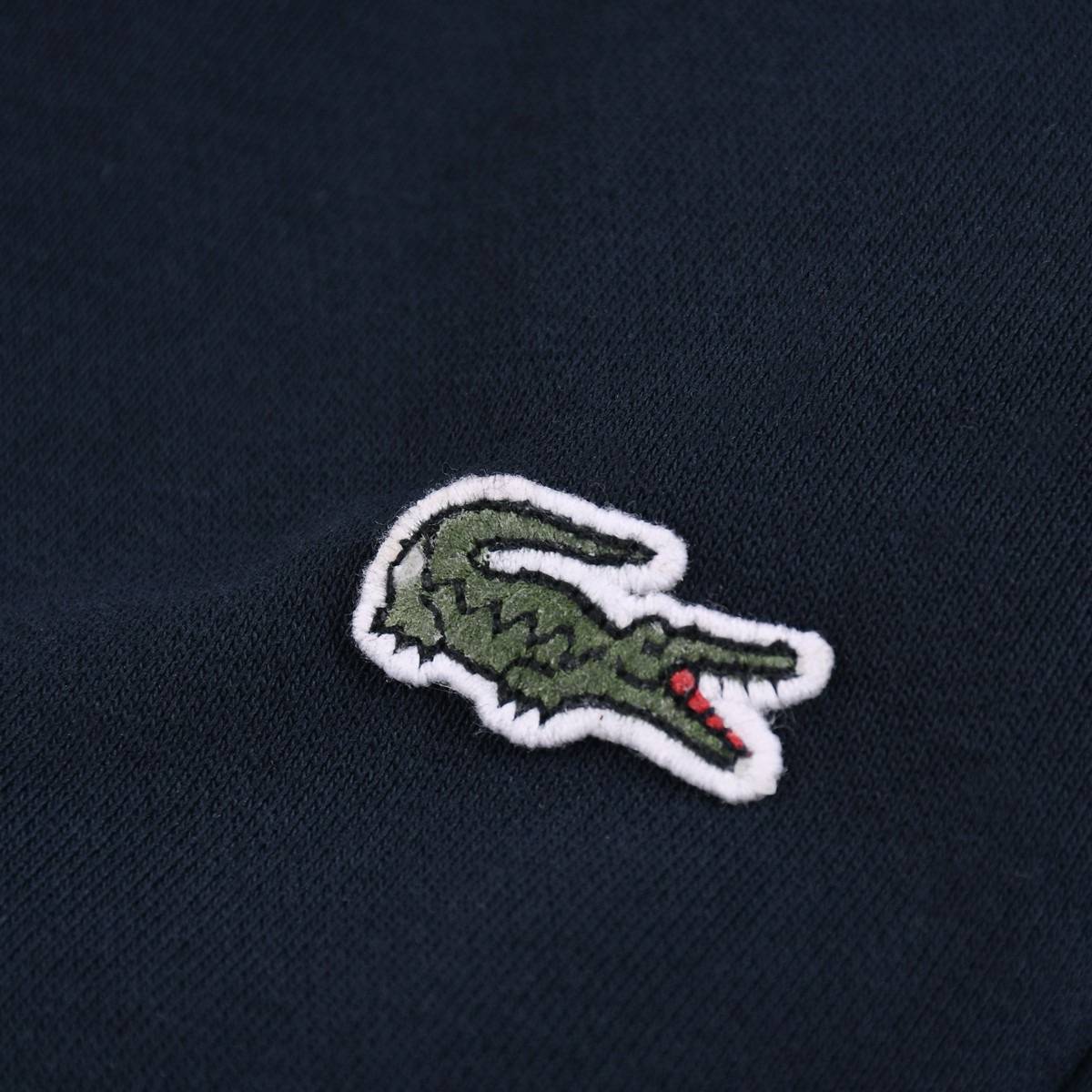 LACOSTE メンズ イージーパンツ ボトムス ジョガーパンツ サイドライン ロゴ刺繍 ロングコード ブラック - 画像 8