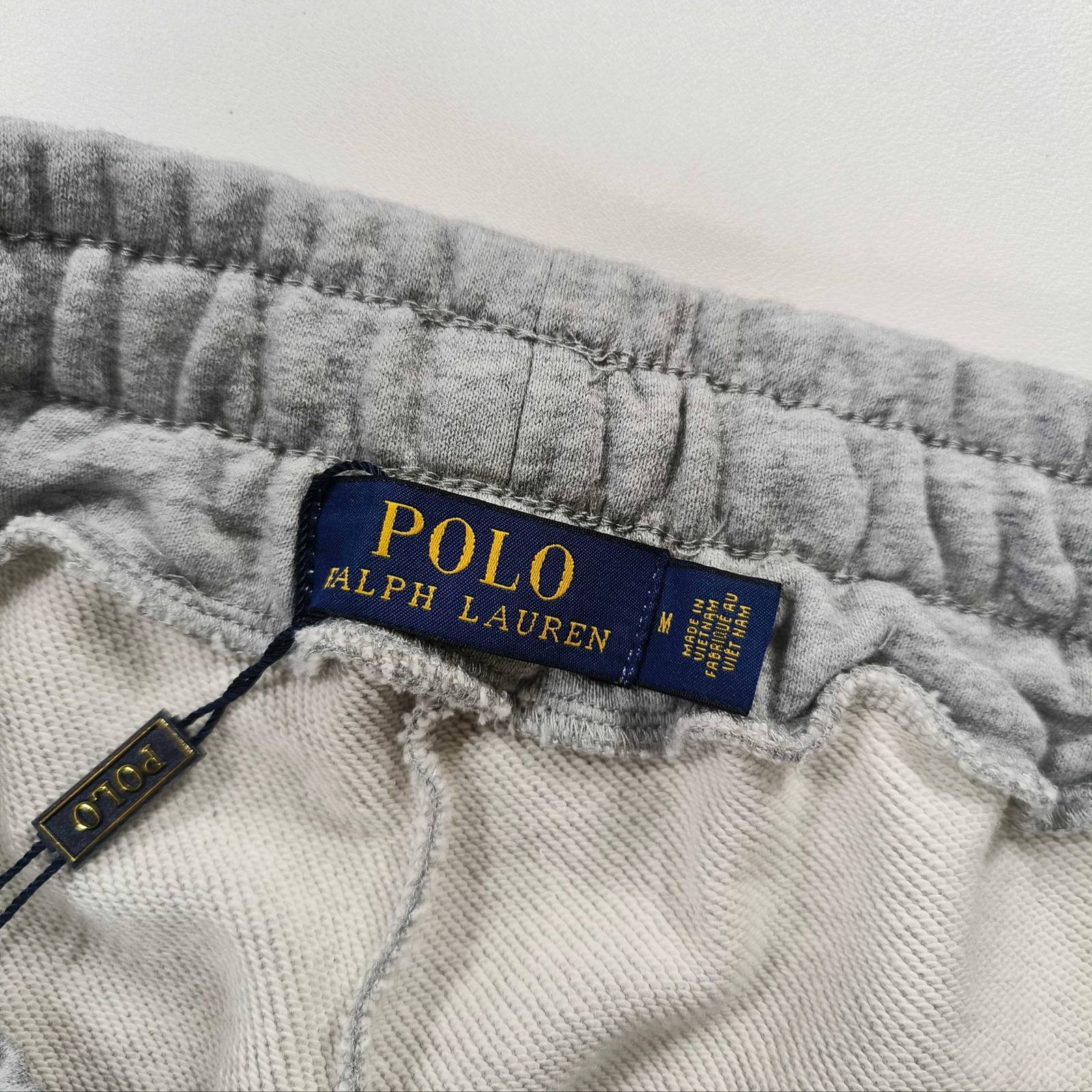 POLO RALPH LAUREN メンズ イージーパンツ ワイドパンツ ドローコード ロゴ刺繍 メタルパーツ ブラック グレー ベージュ - 画像 3