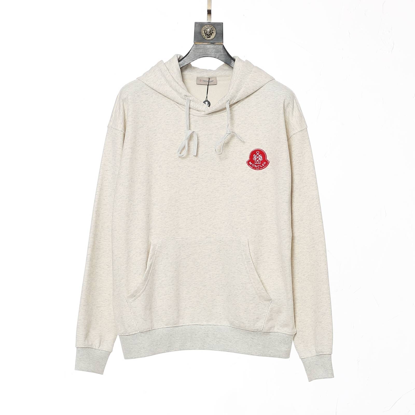 MONCLER モンクレール メンズ パーカー プルオーバー フロントロゴ ロゴプリント ストリート 秋冬 ブラック - 画像 11