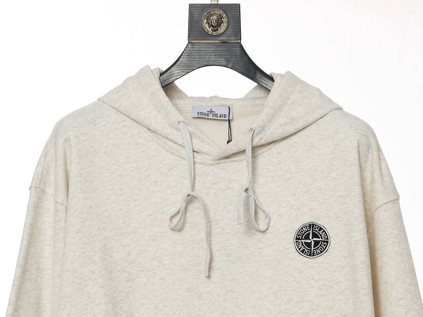 STONE ISLAND ストーンアイランド メンズ パーカー プルオーバー フード ロゴプリント オーバーサイズ 秋冬 ブラック ホワイト ネイビー - 画像 8