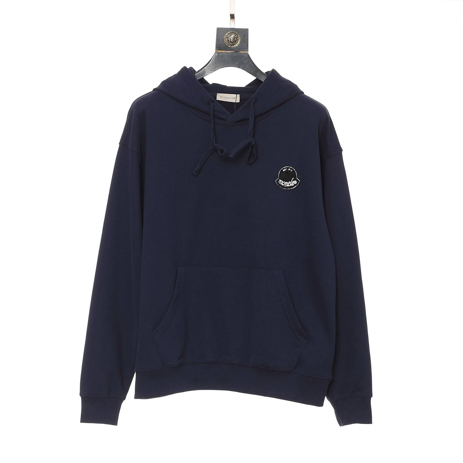 MONCLER モンクレール メンズ パーカー プルオーバー ロゴプリント 立体フード オーバーサイズ 秋冬 ブラック ホワイト グレー