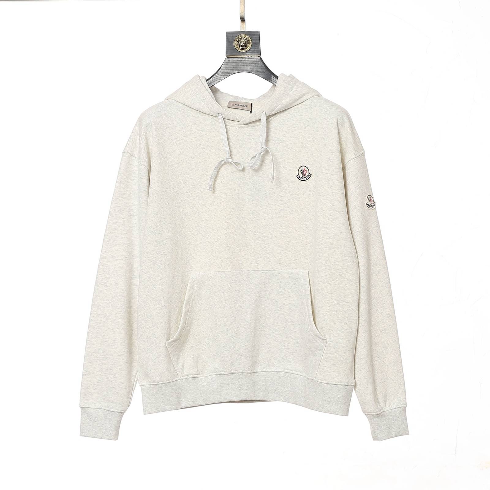 MONCLER モンクレール メンズ パーカー プルオーバー ロゴプリント 立体フード オーバーサイズ 秋冬 ブラック ホワイト ネイビー - 画像 10