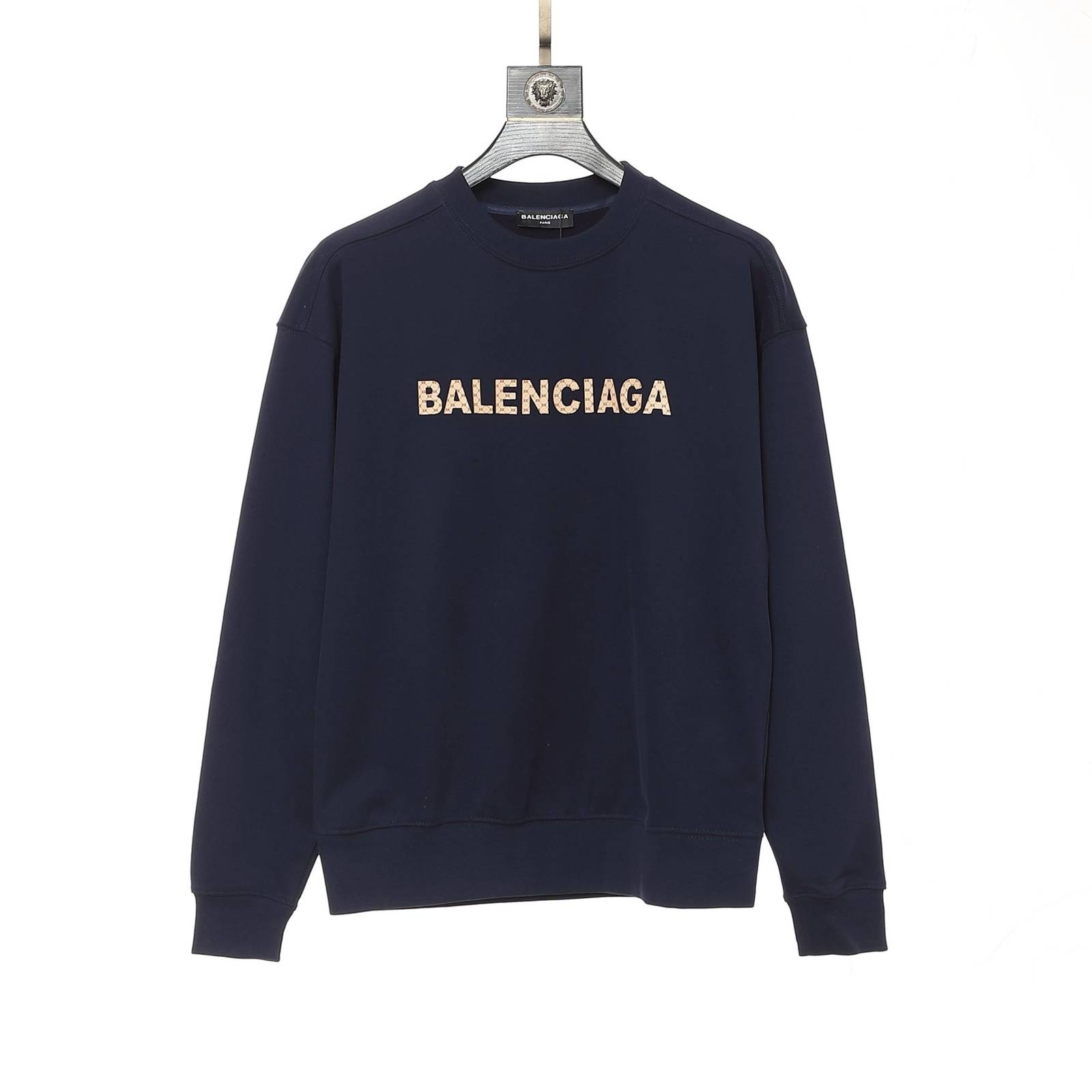 BALENCIAGA バレンシアガ メンズ パーカー プルオーバー フロントロゴ ロゴプリント オーバーサイズ 秋冬 ブラック ホワイト