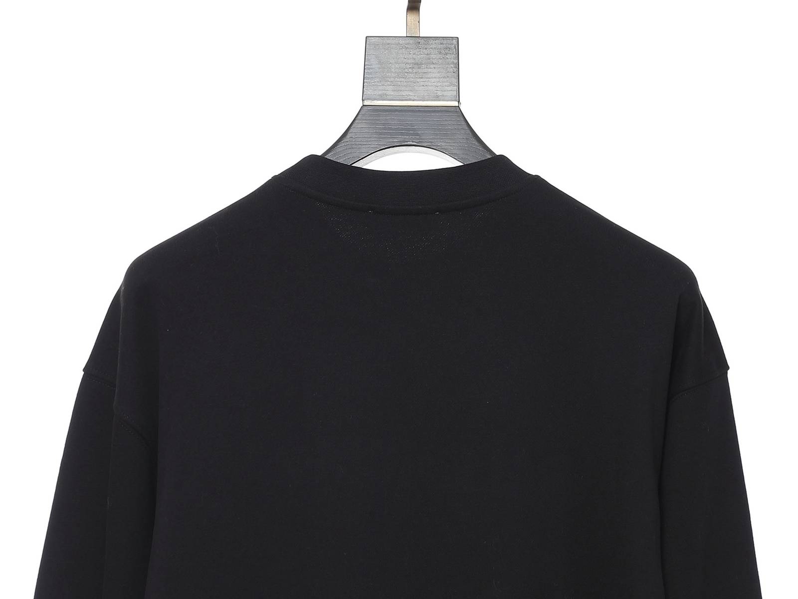BALENCIAGA バレンシアガ メンズ パーカー プルオーバー フロントロゴ ロゴプリント オーバーサイズ 秋冬 ブラック ホワイト - 画像 3