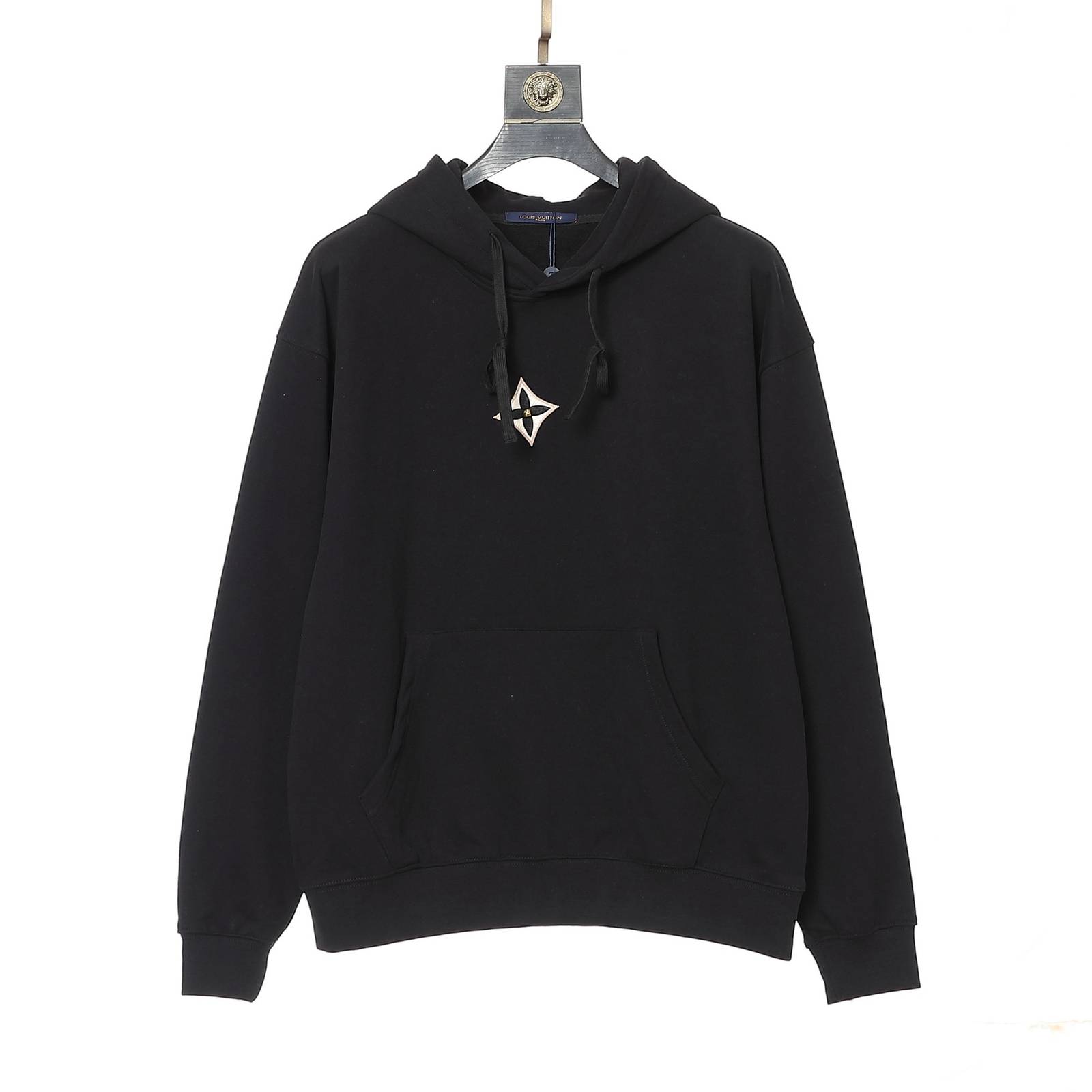 BALENCIAGA バレンシアガ メンズ パーカー プルオーバー ロゴプリント 立体フード オーバーサイズ 秋冬 ブラック ホワイト ネイビー - 画像 5