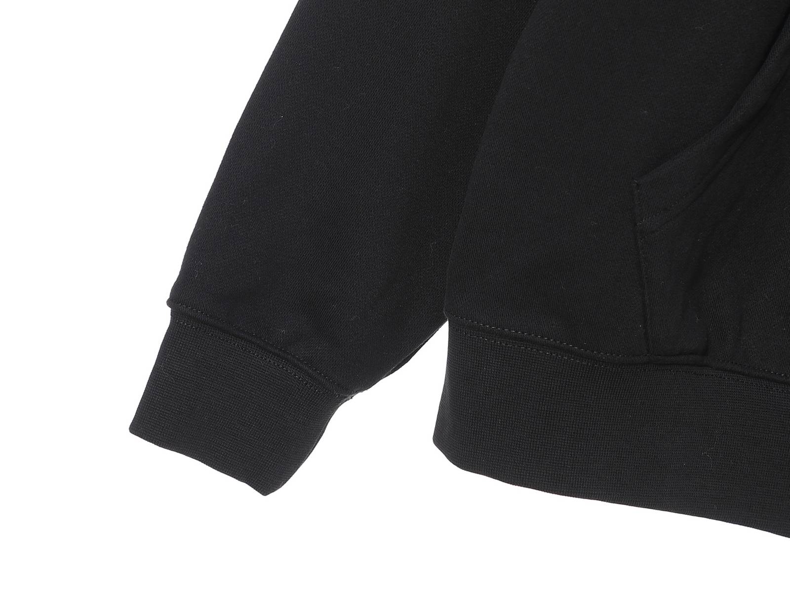 BALENCIAGA バレンシアガ メンズ パーカー プルオーバー ロゴプリント 立体フード オーバーサイズ 秋冬 ブラック ホワイト ネイビー - 画像 9