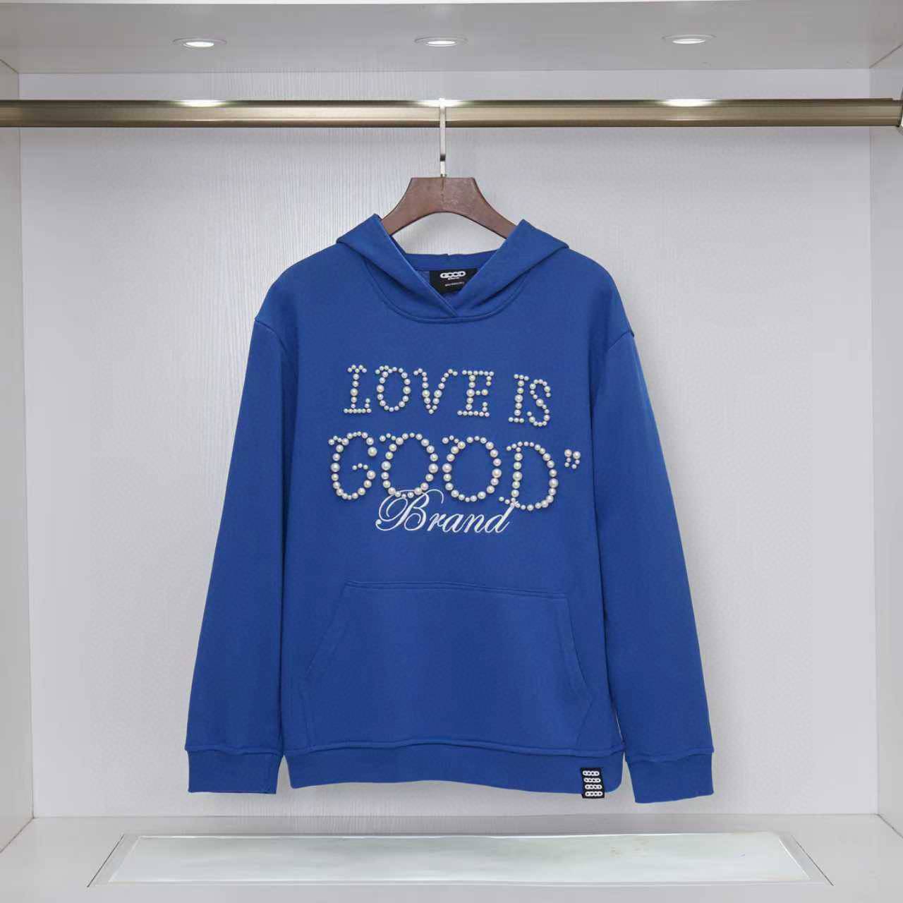 BALENCIAGA バレンシアガ メンズ パーカー プルオーバー ロゴ刺繍 オーバーサイズ ストリート 秋冬 ブラック - 画像 9