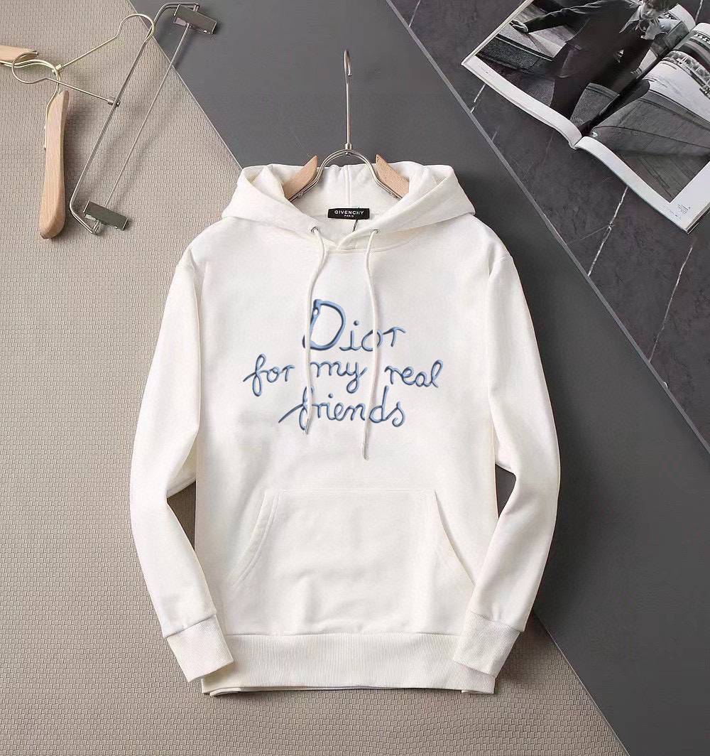 DIOR ディオール メンズ パーカー プルオーバー フロントロゴプリント オーバーサイズ 秋冬 ブラック