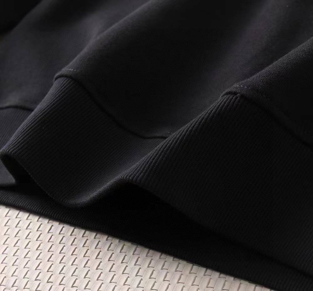 MONCLER モンクレール メンズ パーカー プルオーバー フード立体 ロゴプリント オーバーサイズ 秋冬 ブラック - 画像 2