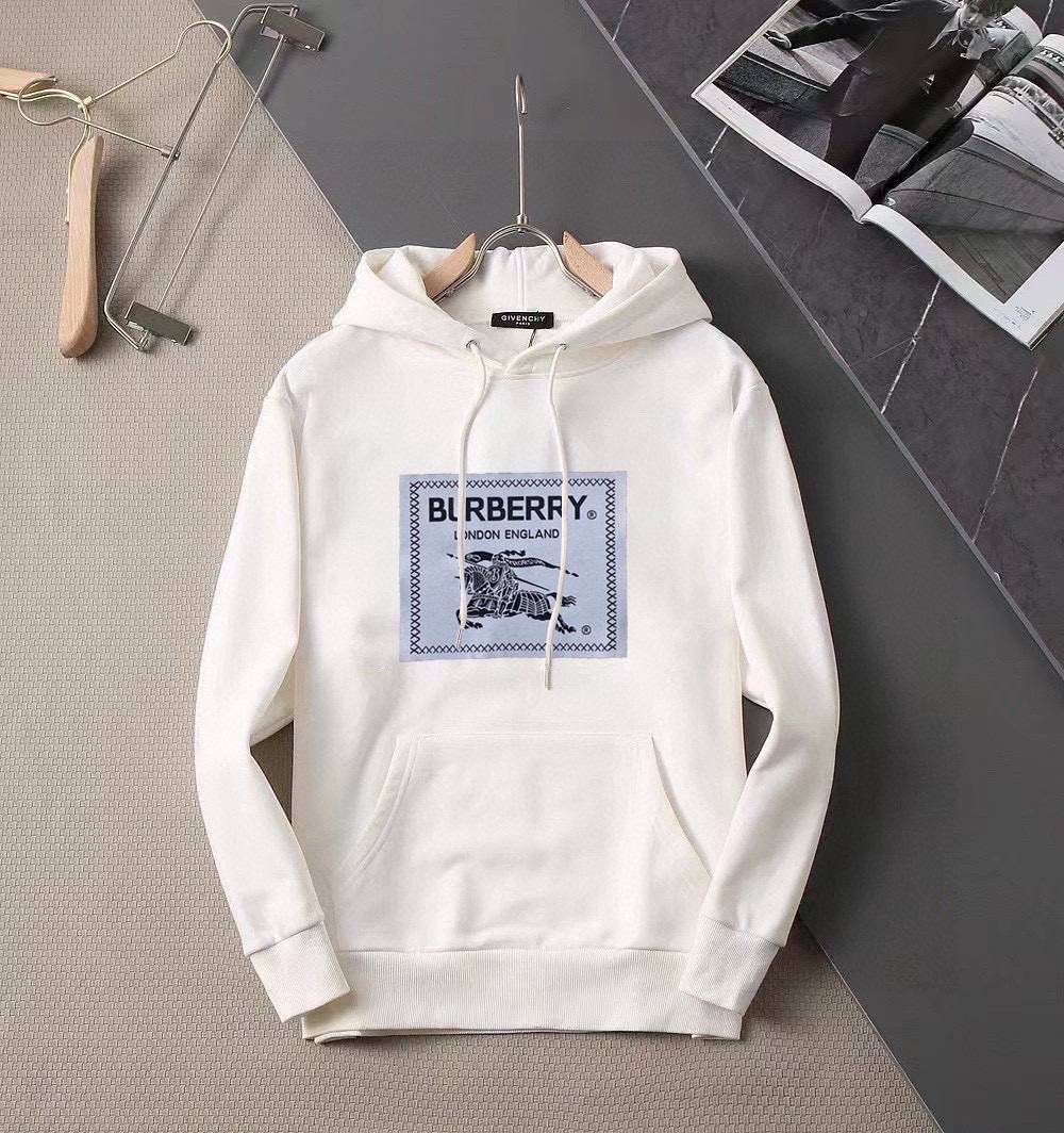 BURBERRY バーバリー メンズ パーカー プルオーバー フード付き ロゴプリント オーバーサイズ 秋冬 ブラック - 画像 9
