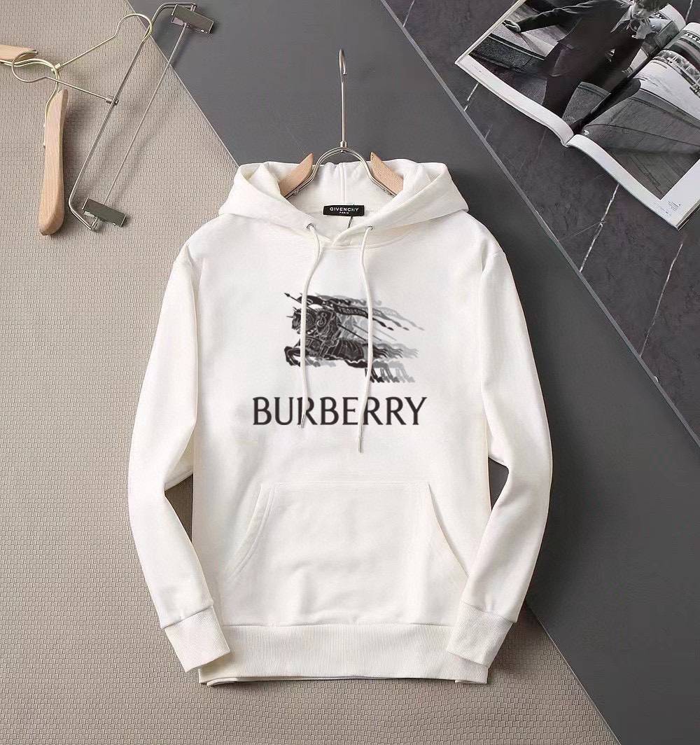 BURBERRY バーバリー メンズ パーカー プルオーバー フロントロゴ オーバーサイズ ストリート ブラック - 画像 9