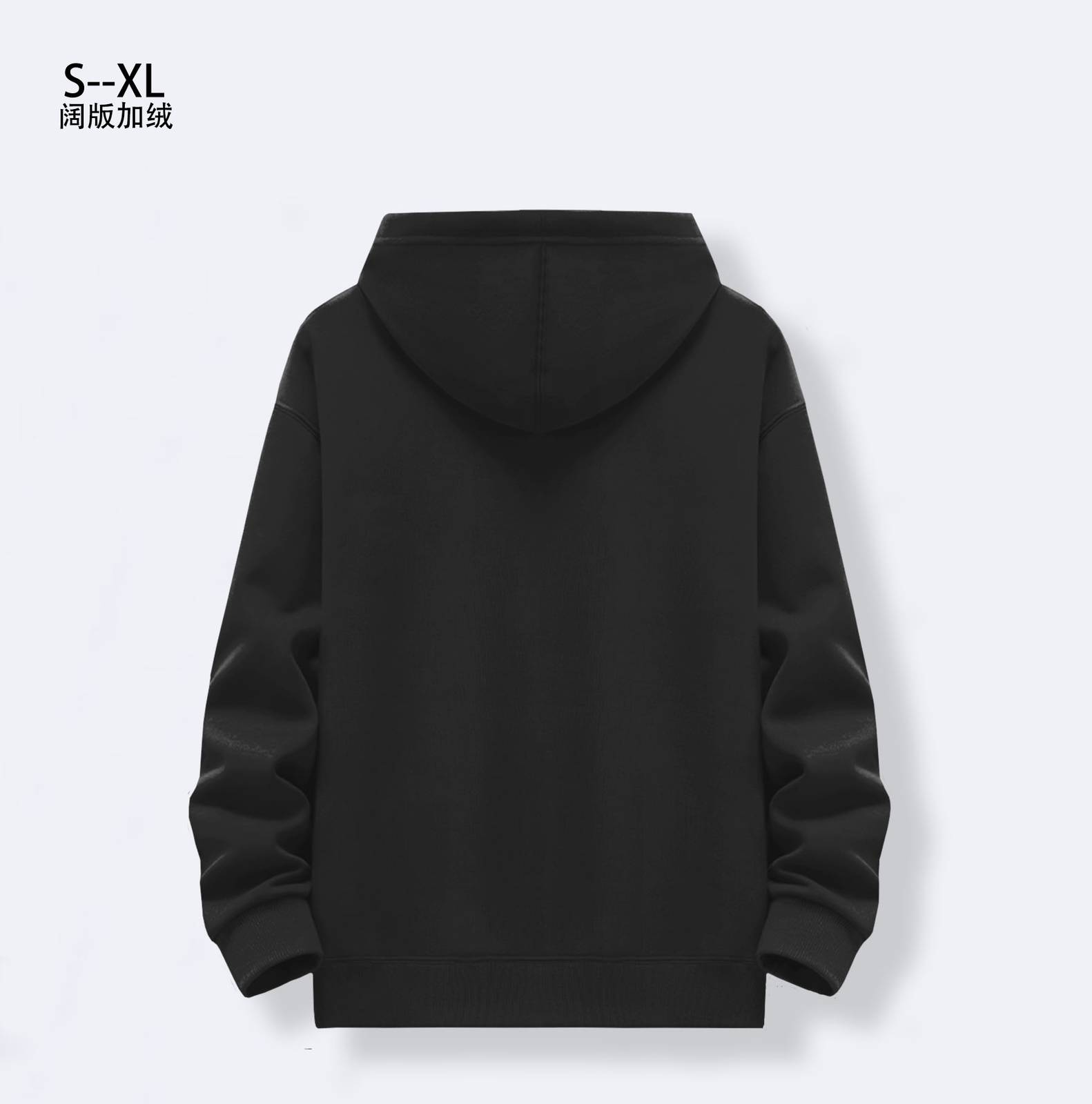 DESCENTE ディセンタ メンズ パーカー プルオーバー フードの立ち上がりが美しい オーバーサイズ ストリート ブラック - 画像 10
