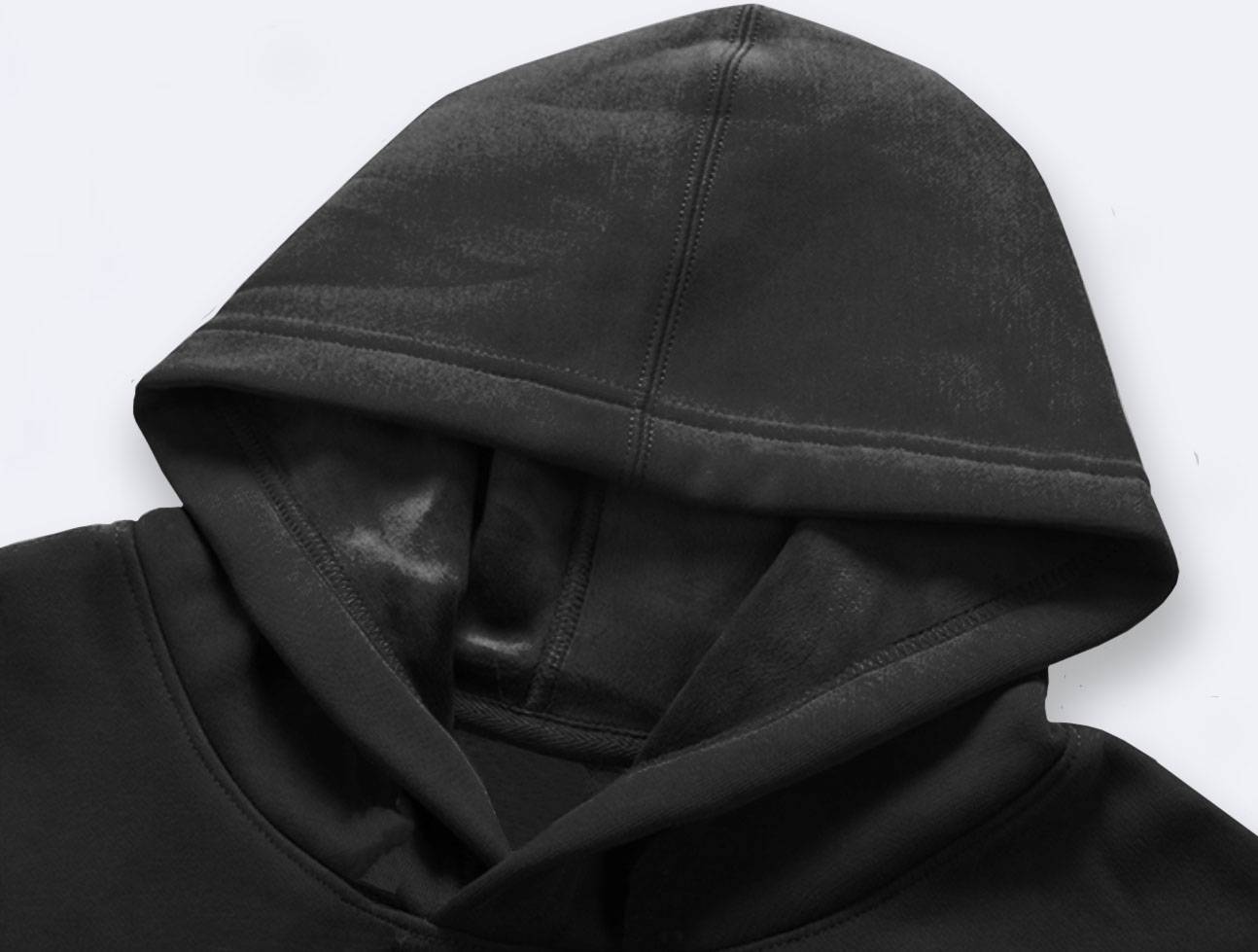 AMIRI メンズ パーカー プルオーバー フードの立ち上がり 立体フード ロゴプリント ロゴ刺繍 オーバーサイズ メンズ ブラック - 画像 5