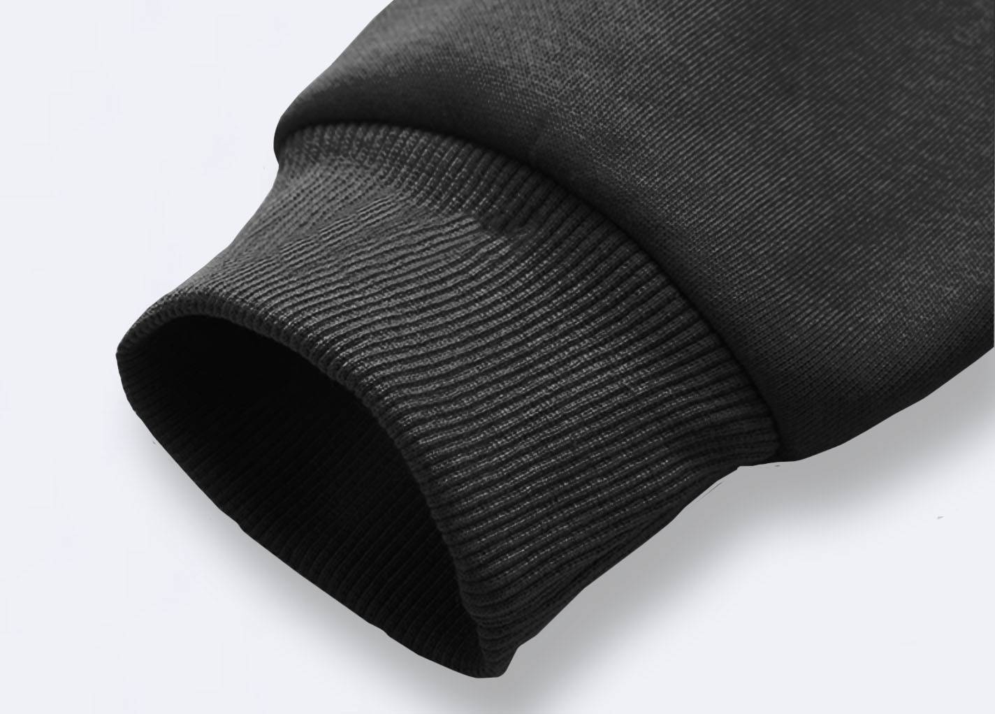 AMIRI メンズ パーカー プルオーバー フードの立ち上がり 立体フード ロゴプリント ロゴ刺繍 オーバーサイズ メンズ ブラック - 画像 6