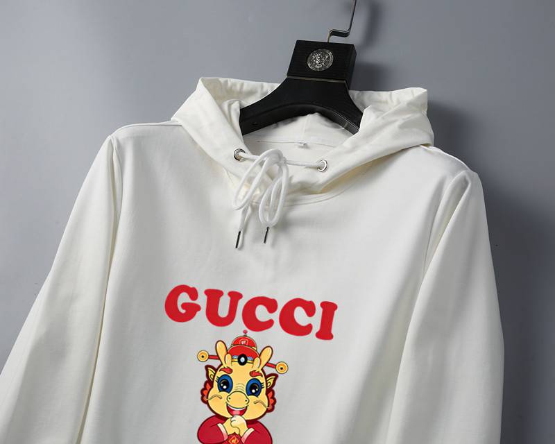 GUCCI グッチ メンズ パーカー プルオーバー フード付き ロゴプリント オーバーサイズ シティスタイル ブラック - 画像 7