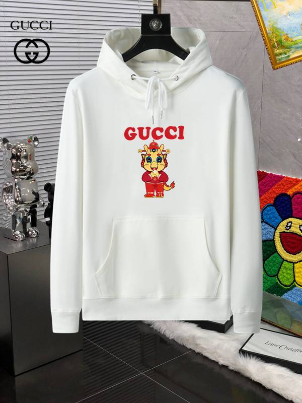 GUCCI グッチ メンズ パーカー プルオーバー フード付き ロゴプリント オーバーサイズ シティスタイル ブラック - 画像 8