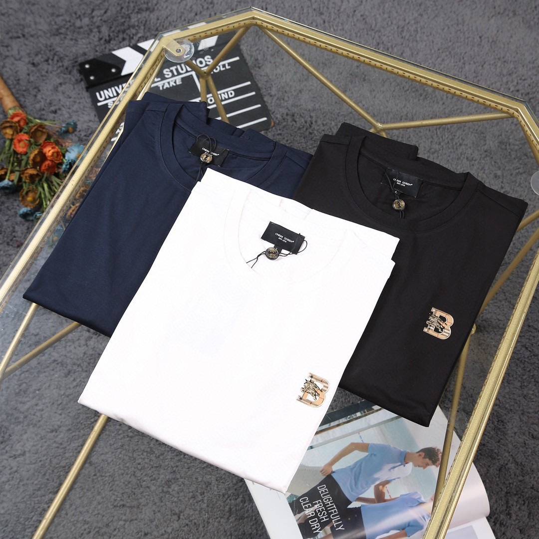 BALENCIAGA バレンシアガ メンズ ロンT 長袖Tシャツ クルーネック 袖リブ ロゴプリント オーバーサイズ ブラック ホワイト - 画像 2