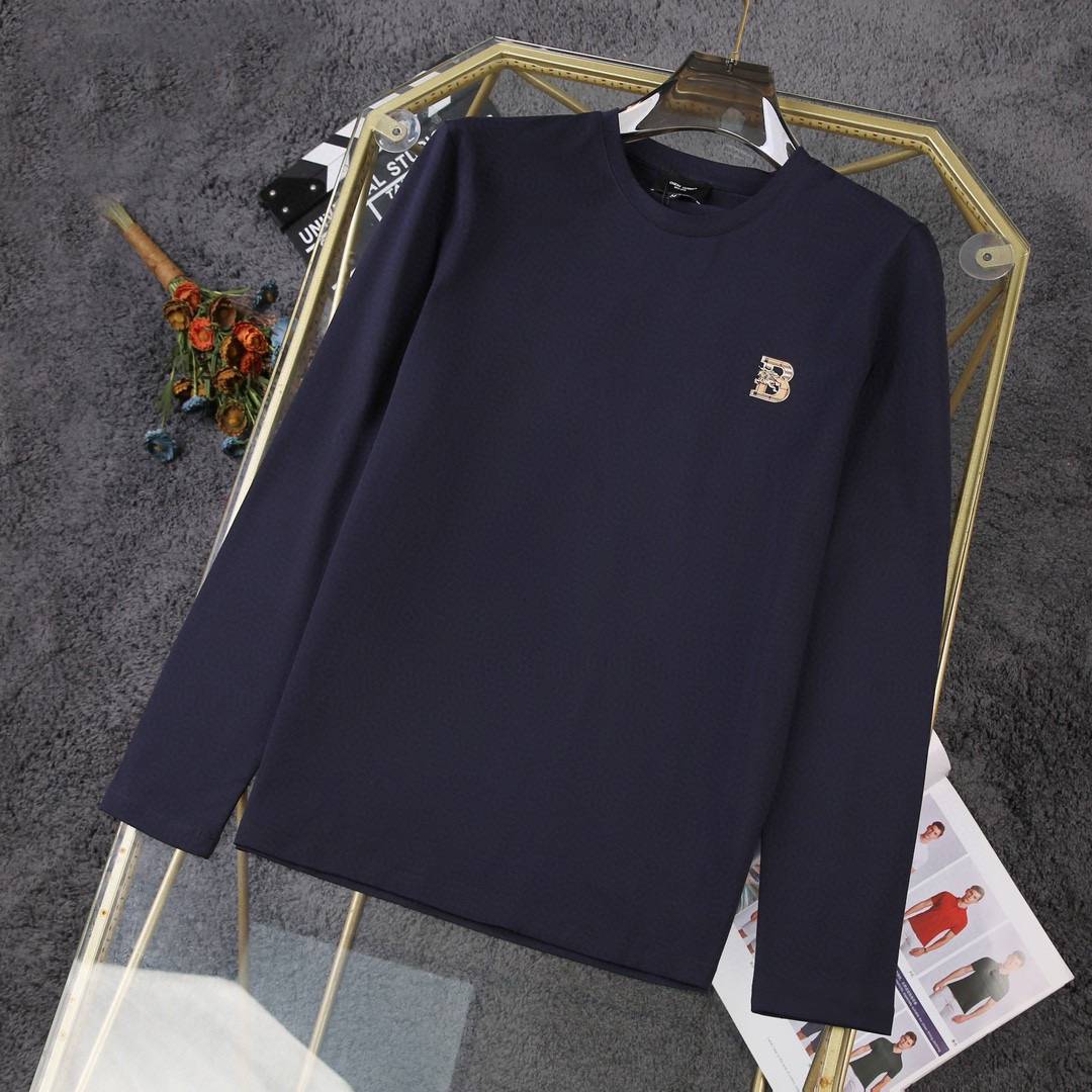 BALENCIAGA バレンシアガ メンズ ロンT 長袖Tシャツ クルーネック 袖リブ ロゴプリント オーバーサイズ ブラック ホワイト - 画像 7