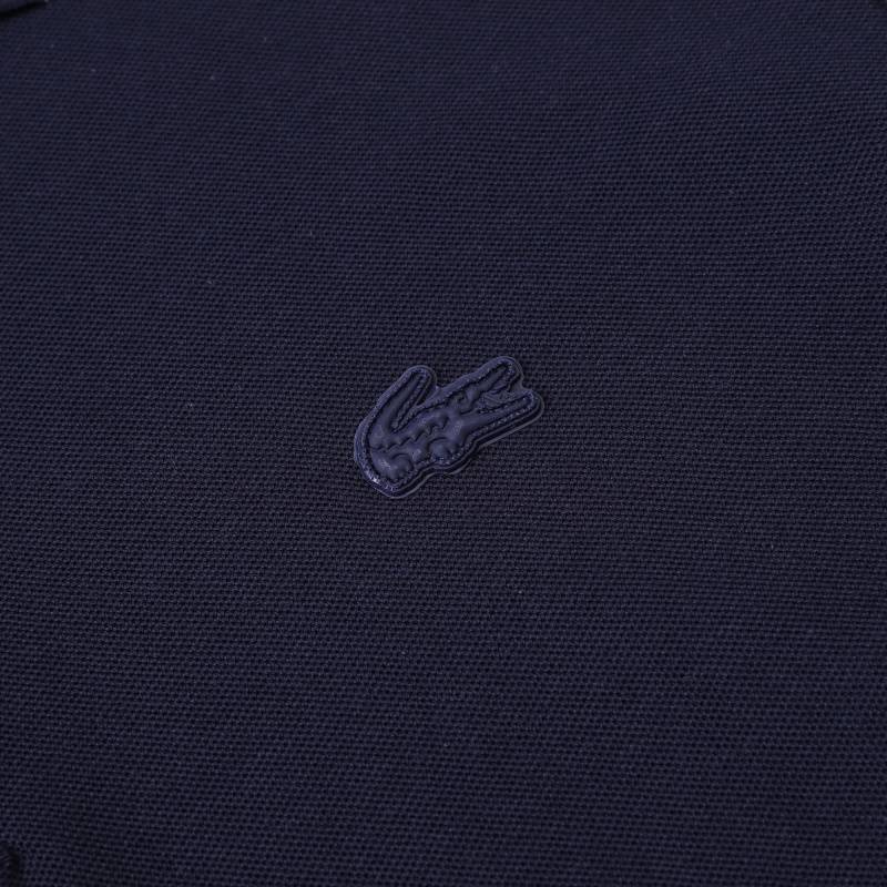 LACOSTE ラコステ メンズ 長袖Tシャツ ロンT クルーネック 袖リブ ロゴプリント オーバーサイズ ブラック - 画像 16