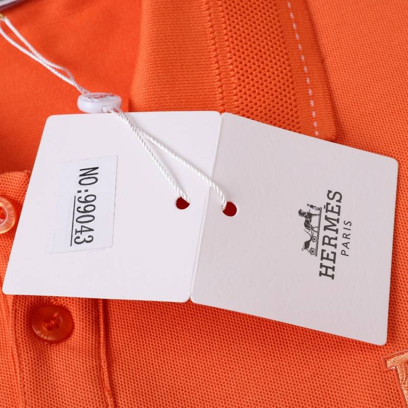 HERMES ヘルメス メンズ 長袖Tシャツ ロンT クルーネック 袖リブ オーバーサイズ ブラック ホワイト オレンジ - 画像 14