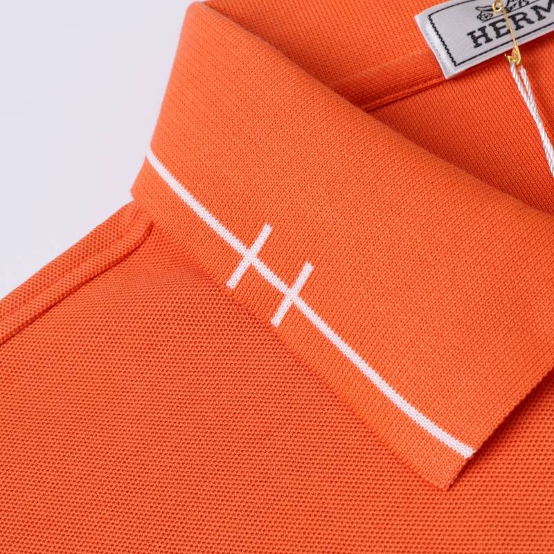 HERMS メンズ 長袖Tシャツ ロンT クルーネック 袖リブ ロゴプリント オーバーサイズ ブラック ホワイト オレンジ - 画像 15