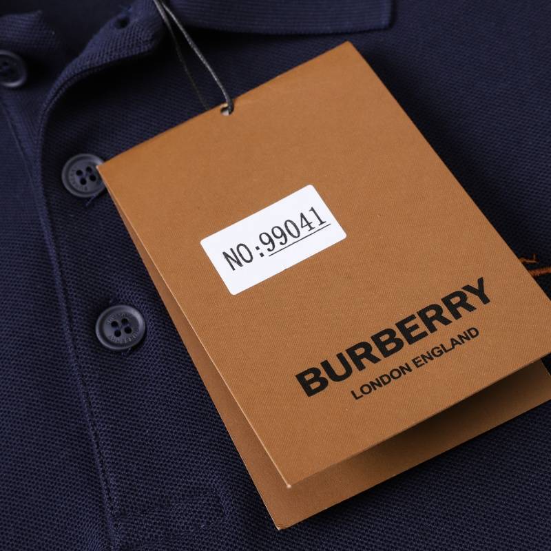 BURBERRY バーバリー メンズ 長袖Tシャツ ロンT クルーネック 袖リブ ロゴプリント オーバーサイズ ブラック ホワイト ネイビー - 画像 12