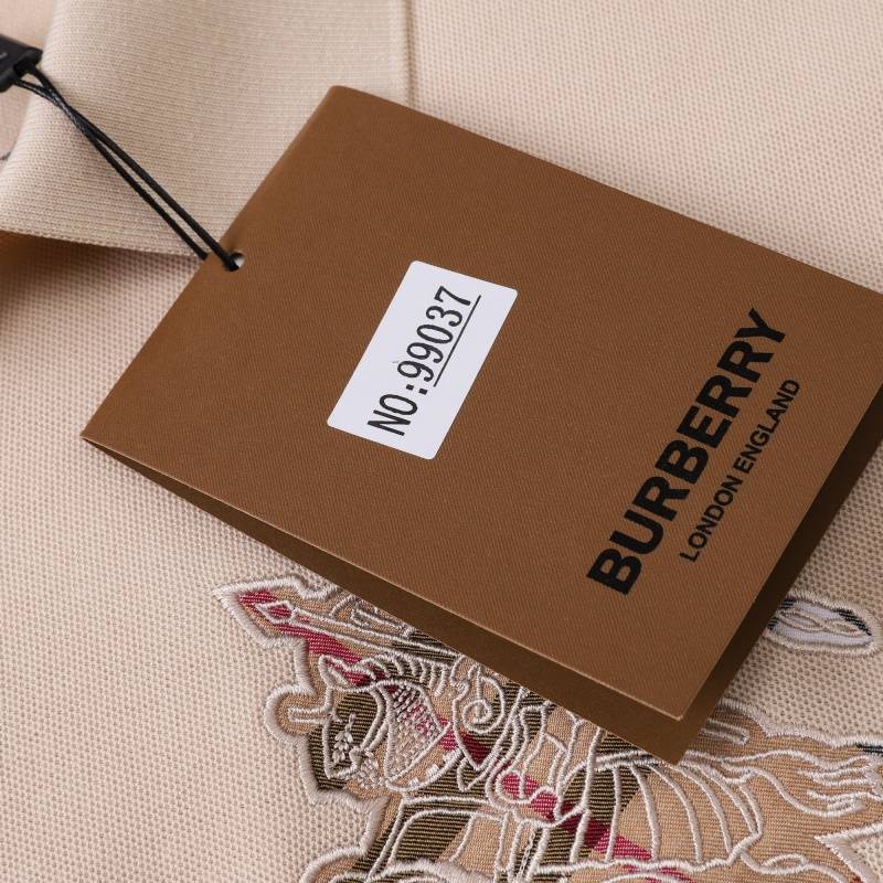 BURBERRY バーバリー メンズ 長袖Tシャツ ロンT クルーネック 袖リブ ロゴプリント オーバーサイズ ブラック ホワイト ベージュ - 画像 12