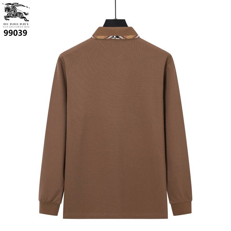 BURBERRY バーバリー メンズ 長袖Tシャツ ロンT クルーネック 袖リブ ロゴプリント オーバーサイズ メンズブラック - 画像 5