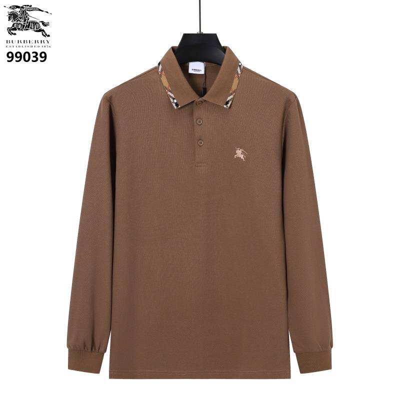 BURBERRY バーバリー メンズ 長袖Tシャツ ロンT クルーネック 袖リブ ロゴプリント オーバーサイズ メンズブラック - 画像 6