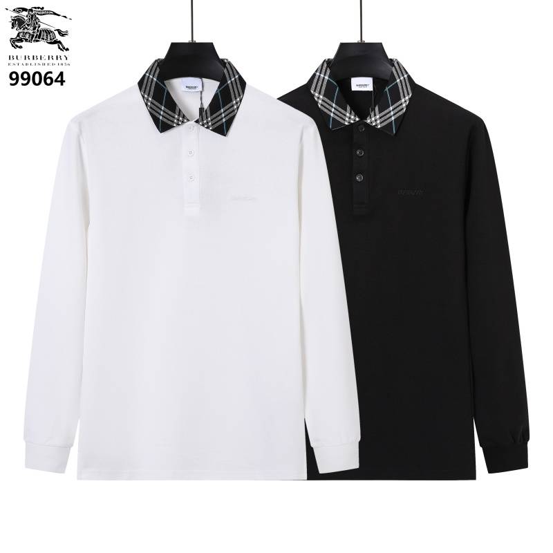 BURBERRY バーバリー メンズ 長袖Tシャツ ロンT クルーネック 袖リブ ロゴプリント ナイロン素材 オーバーサイズ ブラック - 画像 3