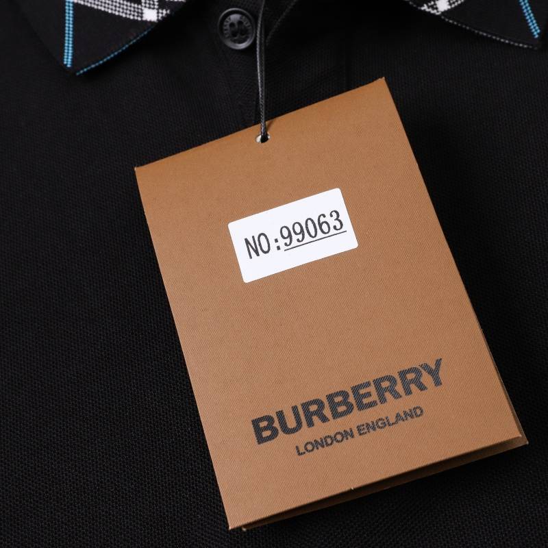 BURBERRY バーバリー メンズ 長袖Tシャツ ロンT クルーネック 袖リブ ロゴプリント ナイロン素材 オーバーサイズ ブラック - 画像 12