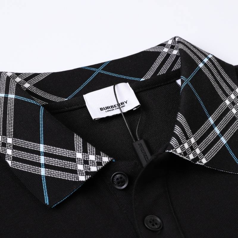 BURBERRY バーバリー メンズ 長袖Tシャツ ロンT クルーネック 袖リブ ロゴプリント ナイロン素材 オーバーサイズ ブラック - 画像 15