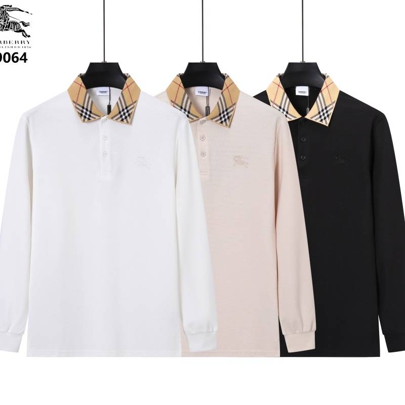 BURBERRY バーバリー メンズ 長袖Tシャツ ロンT クルーネック 袖リブ ロゴプリント フロントロゴ オーバーサイズ ブラック ホワイト グレー - 画像 4