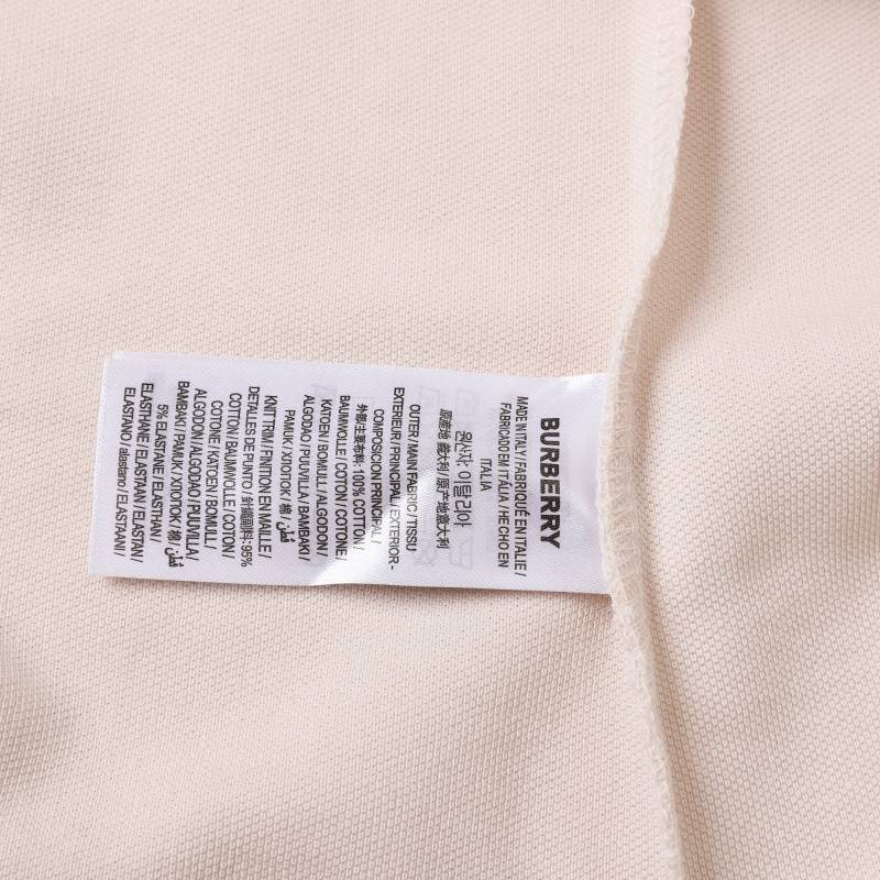 BURBERRY バーバリー メンズ 長袖Tシャツ ロンT クルーネック 袖リブ ロゴプリント フロントロゴ オーバーサイズ ブラック ホワイト グレー - 画像 8